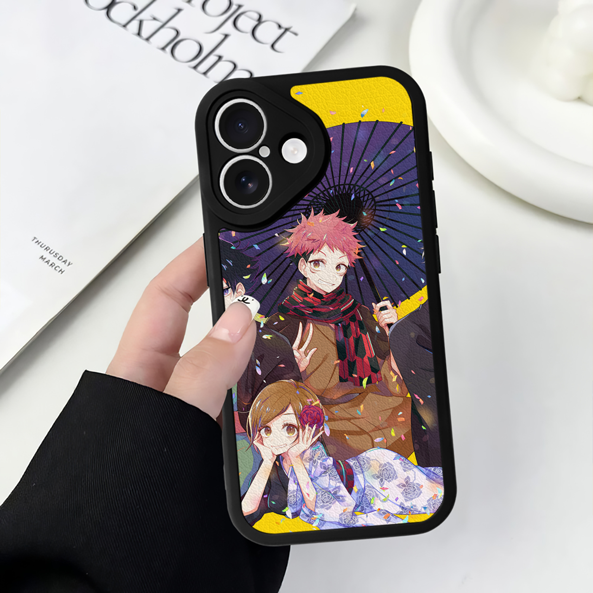 （画像用） SPY×FAMILY间谍家家酒 【iPhone 16シリーズ対応】シリコンスマホケース（レザー調） 材質：シリコン